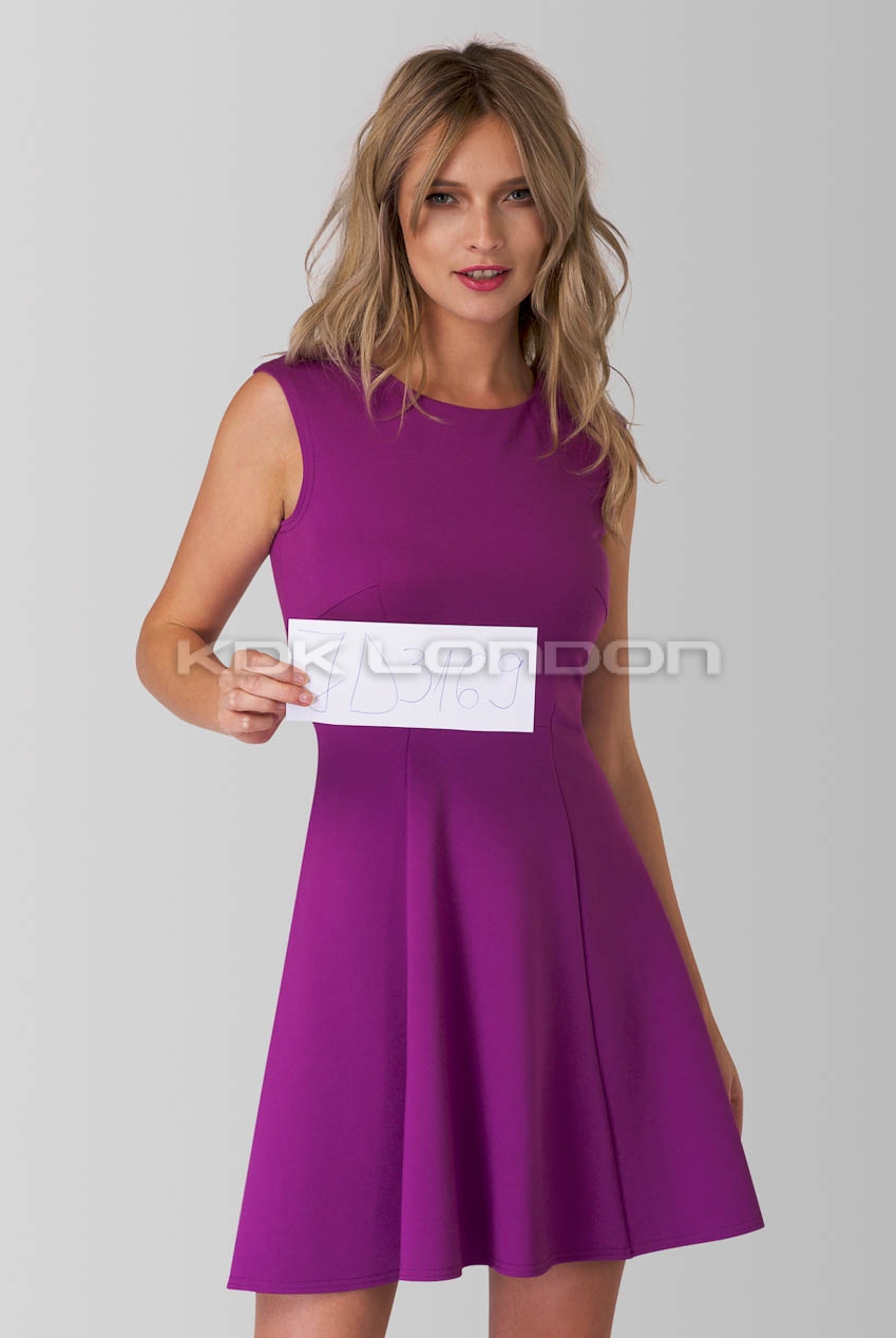 closet purple dress