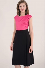 CLOSET Pink 2 In 1 Midi Dress