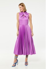 CLOSET Violet Pleated Sleeveless Dress