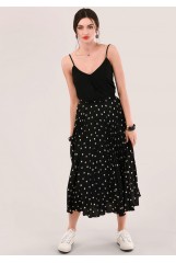 CLOSET Black Pleated Skirt